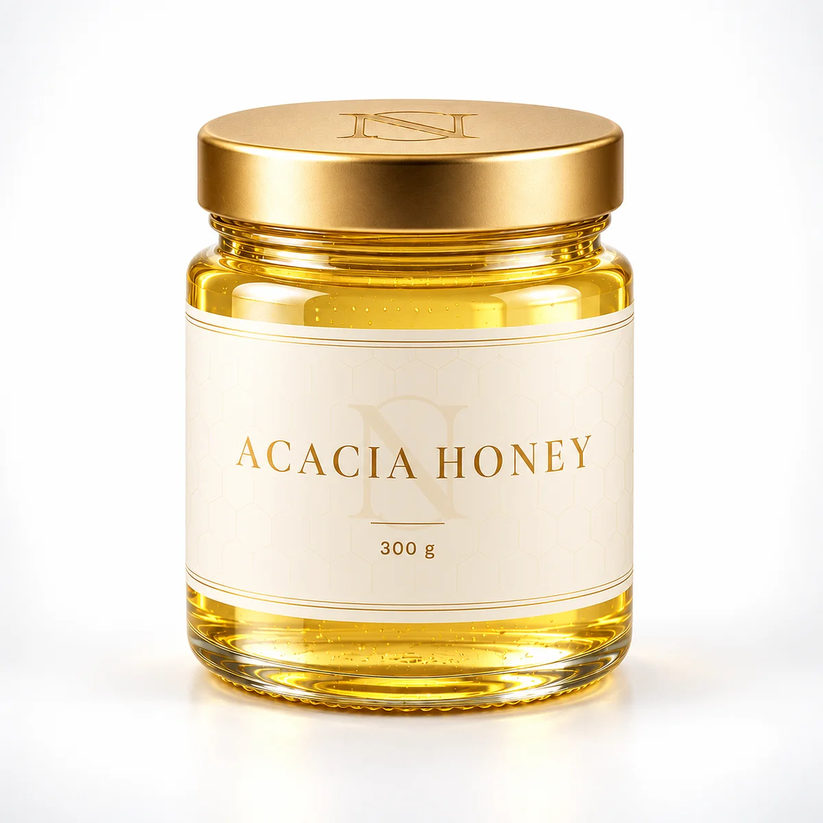Nectar Energy Pure Raw Acacia Honey — Family Glass Jar